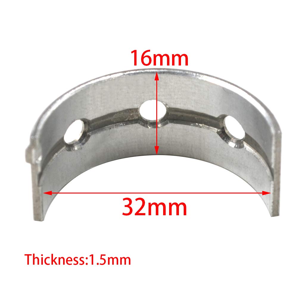 Amazon | AHL 4個/セット クランクシャフト メインベアリング ヤマハ