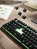 NPET K10pro Wired Gaming Keyboard - LED Backlit USB Membrane Keyboard, Spill-Resistant Design, Multimedia Keys, Quiet Silent Click for PC, Computer, Desktop, Windows(Black) #3