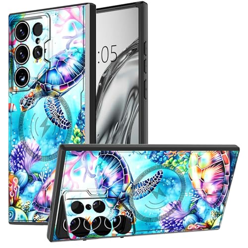 DIGTIALL for Samsung Galaxy S25 Ultra Case,Watercolor Turtle