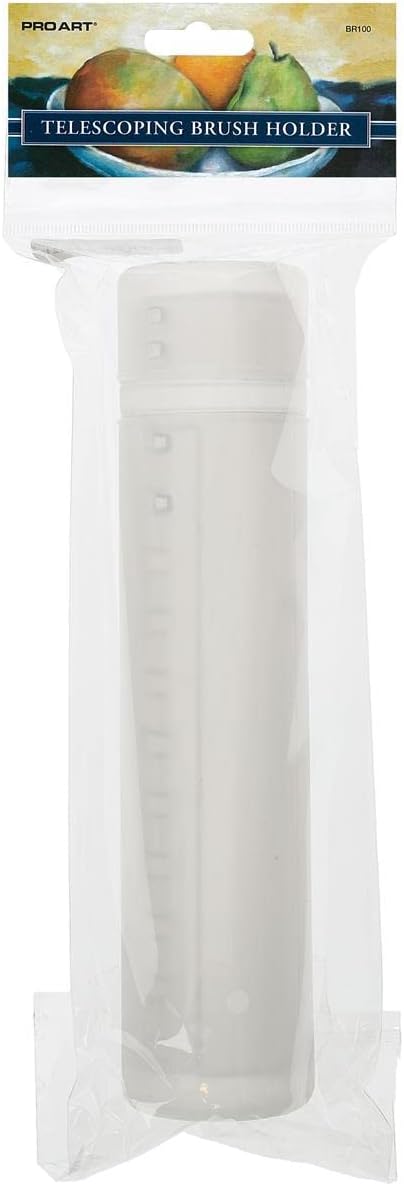 Pro Art Telescoping Brush Holder, Round, 8.5 by 14-Inch
