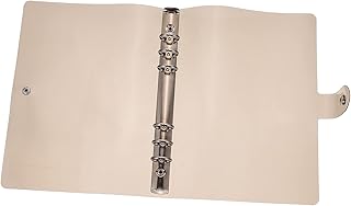 HAPINARY 1 PC Fichário Caso Pasta Bloco De Notas Pasta Fichário 6 Anel Folha Solta 6 Buraco Planejador Protetor Anel Redondo Capa De Plástico Como Diários De Viagem Cadernos De Negócios