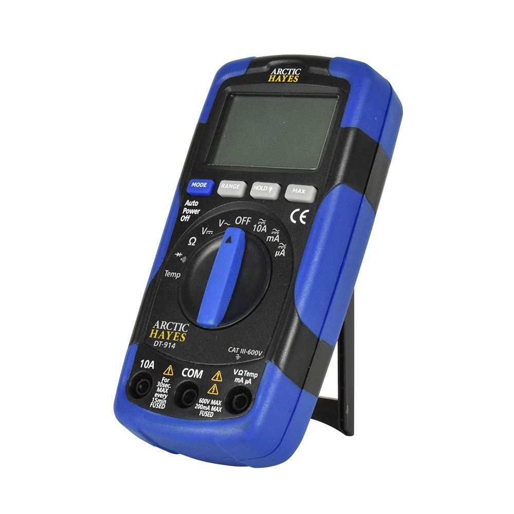 Arctic Hayes Compact Digital Multimeter with Temperature Probe