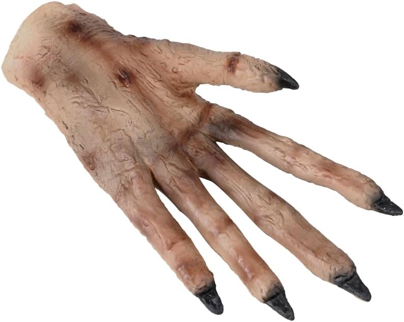 PENINSULA LOVE Halloween Scary Vampire Gloves Horror Zombie Hands Realistic Mummy Monster Witch Werewolf Claw Gloves Adult