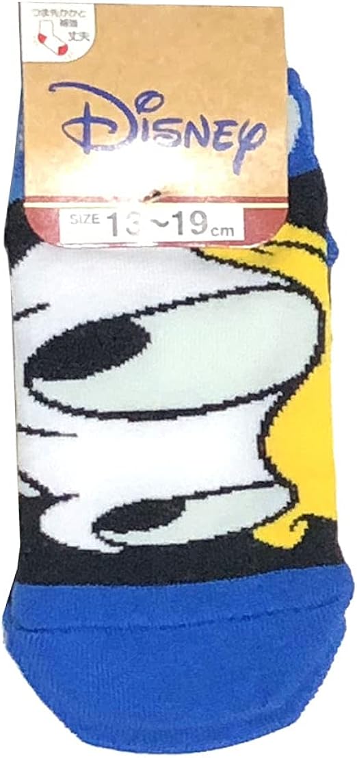Amazon フクスケ Fukuske ディズニー キッズ ドナルド 柄 くるぶし 丈 ソックス 13 19cm ブルー 靴下 通販