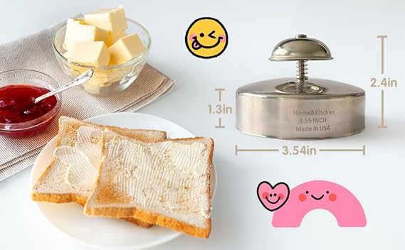 Sandwich Cutters and Sealer for Kids - Crustless Sandwich Maker - Great for Lunchbox and Bento Box for Boys and Girls Kids Lunch