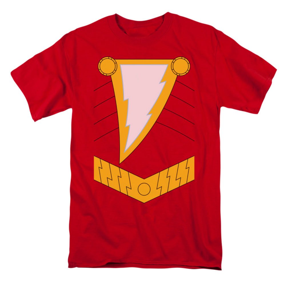 Justice League - Shazam Costume Tee T-Shirt Size L