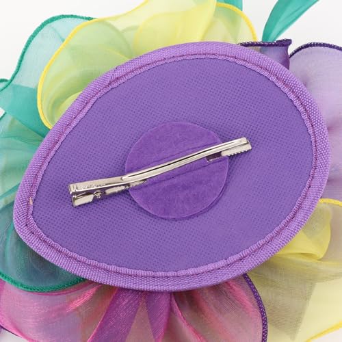 Image of DRESHOW Fascinators Hat Tea Party Headwear Ribbons Feathers on a Headband and a Clip for Women