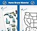 RV State Map Sticker - 11