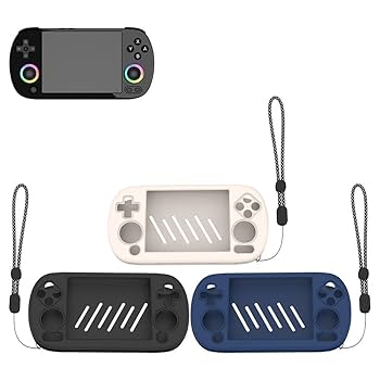 ANBERNIC RG40XX H ブラック 保護ケース有、フィルム貼り付け済 Amazon.com: Silicone Protective Case for ANBERNIC RG40XX H