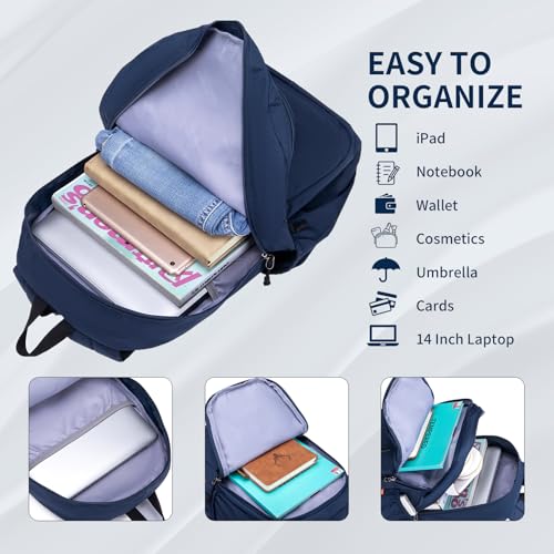 SUCIKORIO 40x30x15cm British Airways Wizzair Reiserucksack Handgepäck Flugzeug, Wasserdicht Nylon Handgepäck Travel Rucksack mit 14 Zoll Laptopfach Daypack für Damen, Herren, Reisen, Eurowings