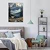Paint by Numbers for Adults, White Horse in Mountain Valley with Stream and Snowy Peaks DIY Oil Painting Kit, Acrylic Paint by Number on Canvas for Home Wall Decor 16x20 inch Framed #3
