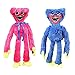 Garbarbar Peluche Huggy wuggy, Poppy Playtime Huggy wuggy, Huggy wuggy Poppy Playtime, Poppy Playtime Doll Realistico Blu Salsiccia Mostro Bambola di Peluche di Natale Horror (A+B)