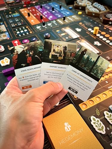 Hegemony Lead Your Class to Victory | Unique Asymmetric Card Driven Game | Political Economic Board Game | Ages 14+ | 2-4 Players | English Version