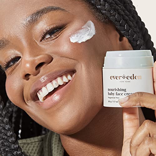 Evereden Nourishing Baby Face Cream 1.7 Oz | Fragrance-Free & Non-Toxic | Plant-Derived Ingredients #TOP6