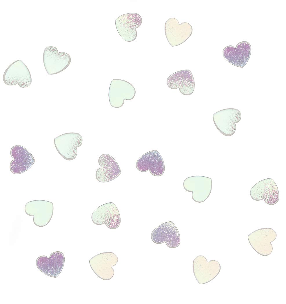 Confettis cœur iridescent 6mm Darice de 14g pour décoration