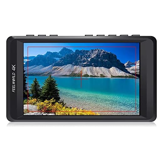 FEELWORLD FW450 4.5 Inch DSLR On Camera Field Monitor 4K HDMI Input Output Small HD Focus 1280x800 Ultra Lightweight Video Assist