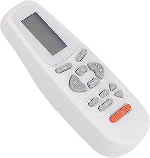إيديتيمي جهاز تحكم عن بعد بديل لمكيف الهواء YK R -C - 01E متوافق مع مكيف AUX - يورك YKR-C - 01E AUX-E2 RC-5 975-511-00 031T33001-001 أبيض هواء