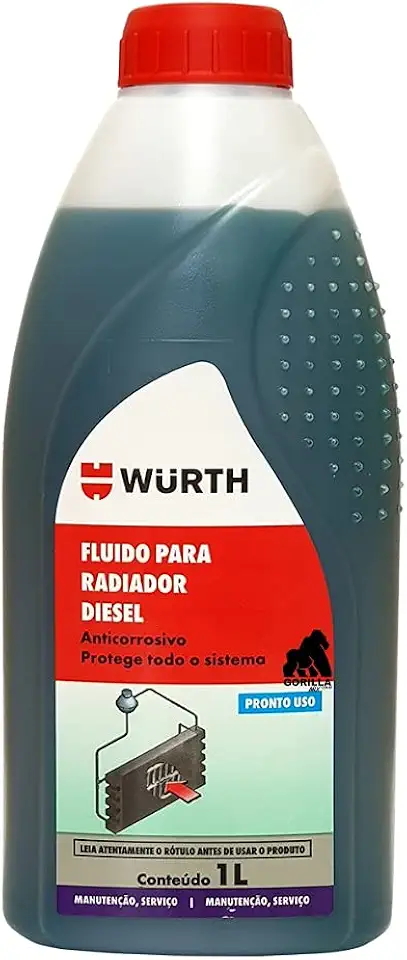 Fluido Radiador Diesel Wurth - 1 Litro