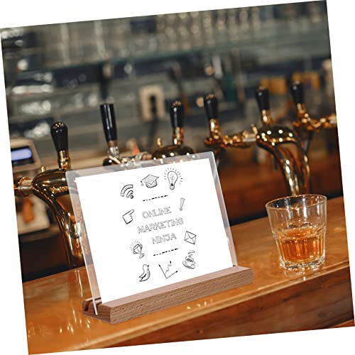 STOBOK 5 Pçs Suporte De Exibição De Dupla Finalidade Suporte De Mesa Dígitos Porta-Retratos Pratelei