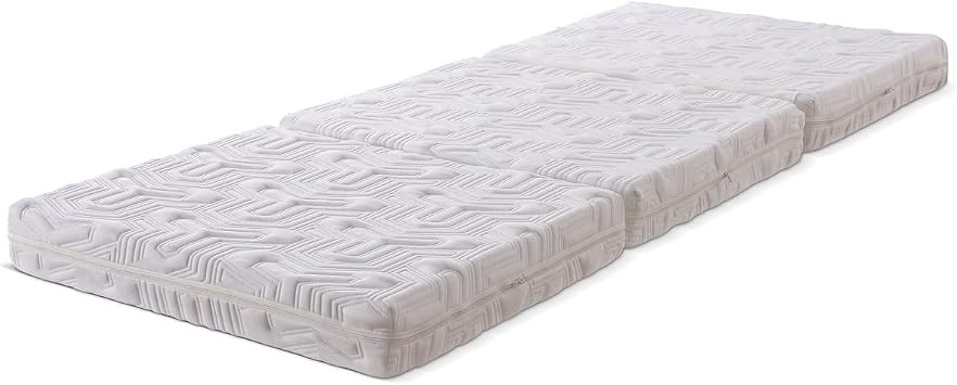 Blue Moon Bed - Tokyo Folding Bed and Puff 2 in 1 - 80x180 - Portable - With Bag - Floor Bed (Navy Blue)