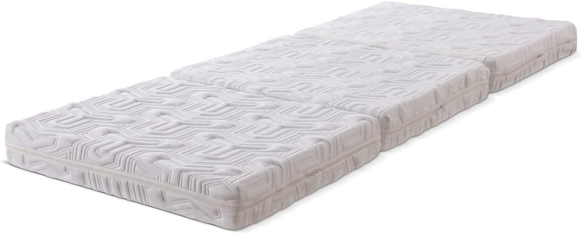 Blue Moon Bed - Tokyo Folding Bed and Puff 2 in 1 - 80x180 - Portable - With Bag - Floor Bed (Navy Blue)