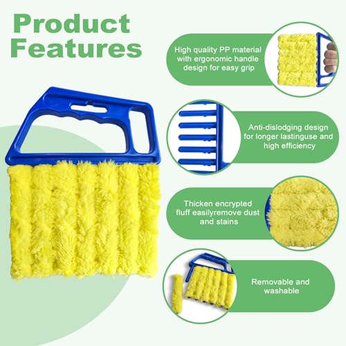 HAOHOMIO 4 Pack Window Blind Cleaner