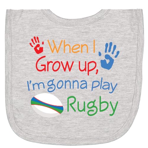 inktastic Future Rugby Player Newborn Bib