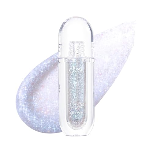 glow Shattered Glass Glitter #Joy | Metallic Shimmer | Long-Lasting | multidimensional Sparkle | Smooth Liquid Formula | Precision applicator | 0.1 oz