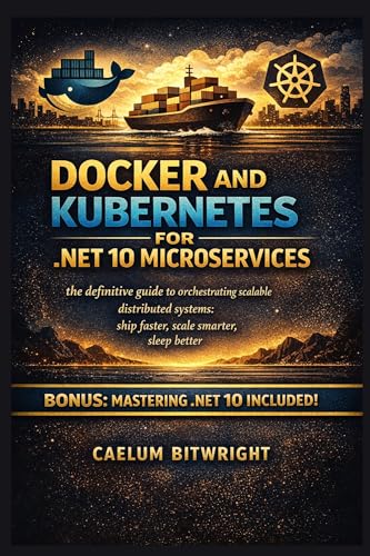 Docker and Kubernetes for .NET 10 Microservices : The Definitive Guide to Orchestrating Scalable Distributed Systems: Ship Faster, Scale Smarter, Sleep Better (The Caelum Protocol)