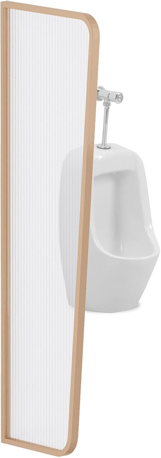 59 55 51 47 41 39 35 31 Inch Tall Urinal Partition Screen, Men's Public Toilet Home Bathroom Separator, 15 19 Inches Wide Divider Wall, Tempered Glass Panel ( Color : Gold A , Size : 80x50cm/31.5"x19.