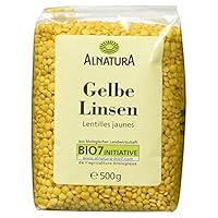 Alnatura Bio gelbe Linsen, 500g