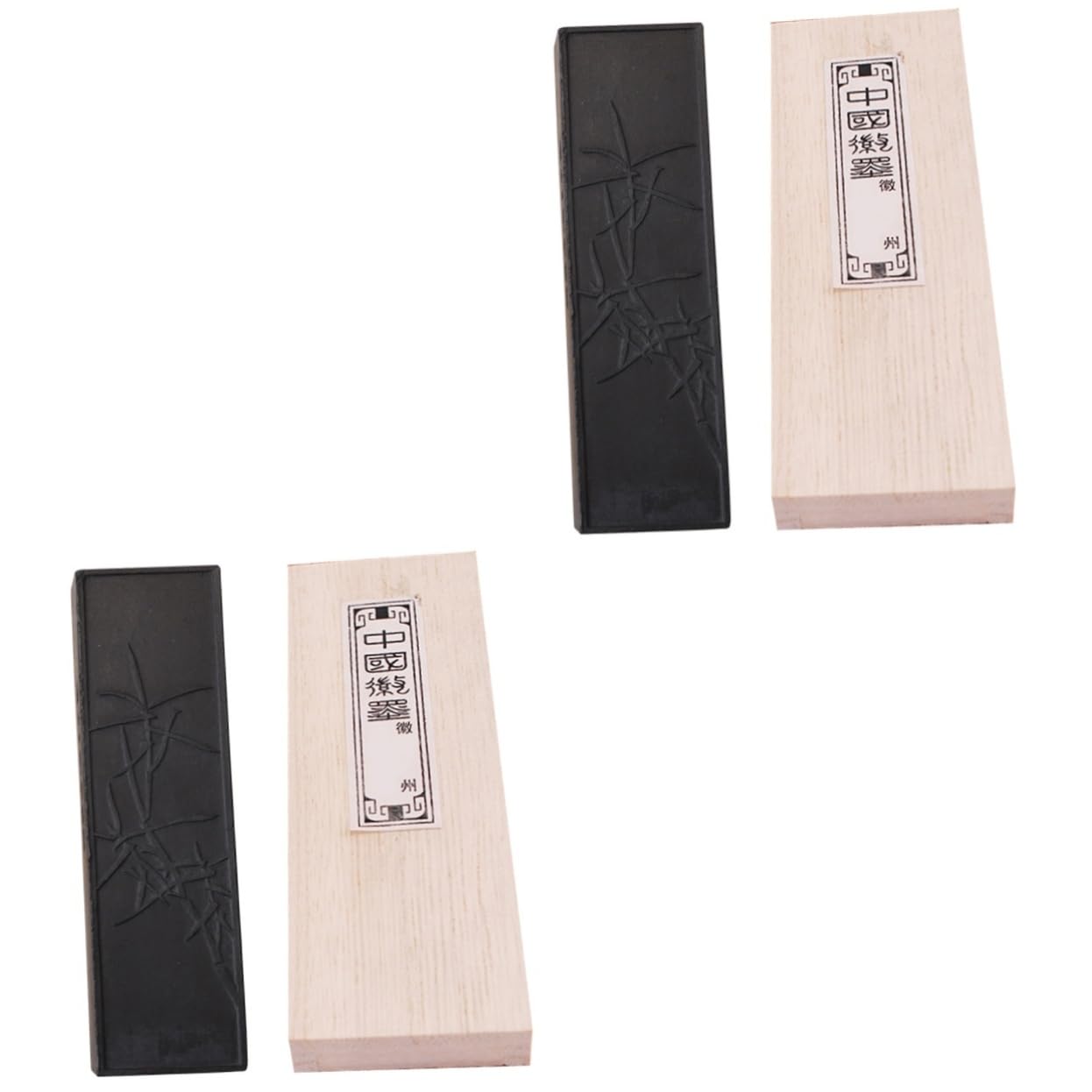 Lurrose 2juegos Conjunto De Tinta Sumi Para Caligrafía Tradicional Tiras De Tinta Chinas Para Pintura Para Principiantes y Amantes Caligrafía Ligero y Portátil