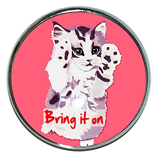 猫 ピンバッジ かかってこい PI ピンバッチ 猫 ブローチ 猫ピン