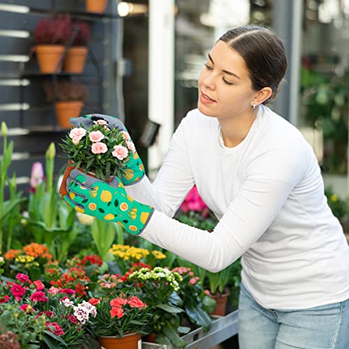 Gants de jardinage en cuir anti-épines pour femme pour soigner vos rosiers - 7