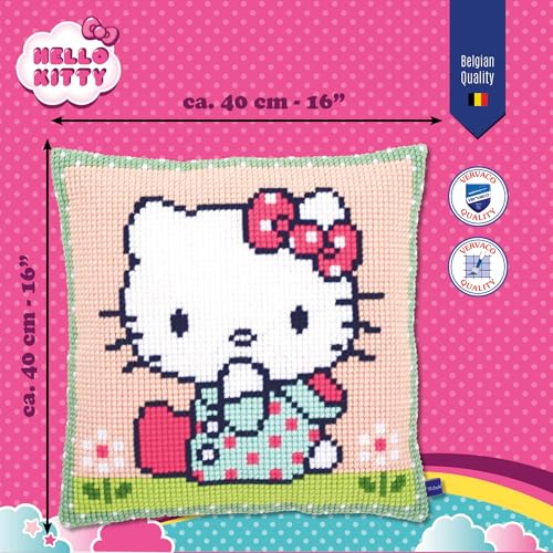 Coussin point de croix Hello Kitty kit complet pour débuter - 2