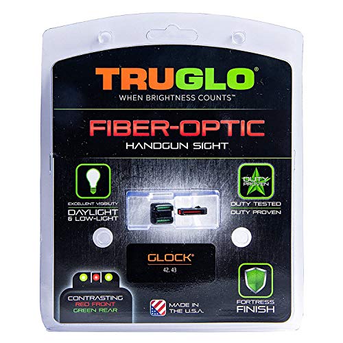 Image of TruGlo Fiber Optic Handgun Pistol Laser Sight Accessories Fits Most Smith and Wesson M&P