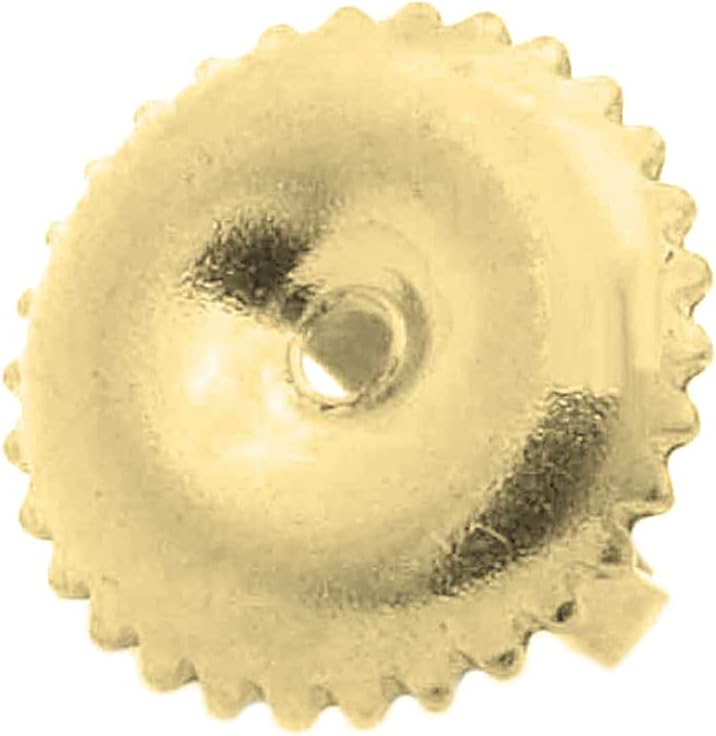 Dazzlingrock Collection Screw Back Earring Backing 1 Pc Only in Real Solid Gold