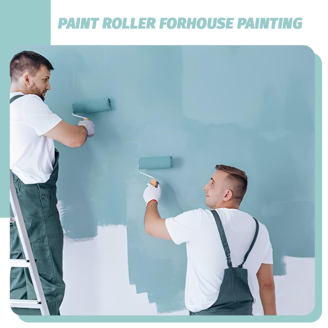 10 Pezzi Set Rulli Pittura Piccoli, Set Rullini per Vernici, Rullo Piccolo Per Pittura, Mini Rullo Pittura con Manico per Pitturare, Ideale per Vernici, Decorazione Casa e Fai da Te (5.6/10cm)