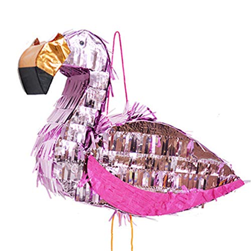 STOBOK 1Pc Pinata Flamingo Party Aluminiumfolie Carnaval Kleurrijke Game Props Snoep Festival Speelgoed Carnaval… - Image 3