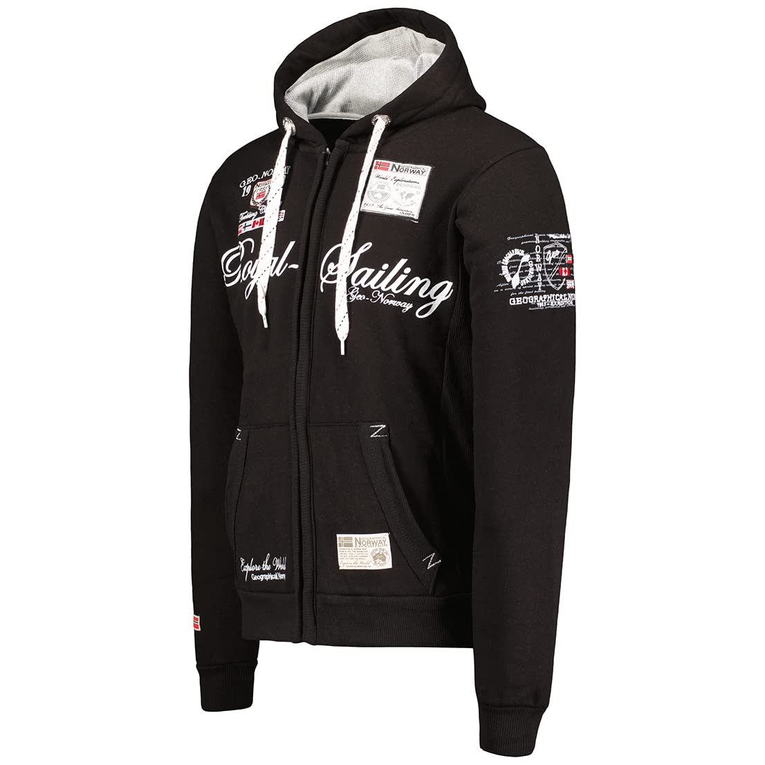 Geographical Norway Hombre Diseñador Capucha Chaqueta - Fighter -XXL