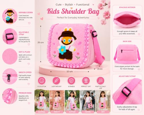 Image of Beautiful Sling Bag for Girls Kids Unicorn Bag for Girls Crossbody Bag Bags for Kids Girl