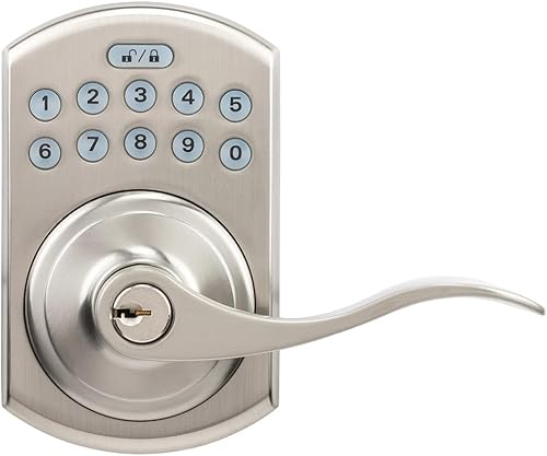 LockState RemoteLock Palanca WiFi residencial Cerradura inteligente níquel satinado 3510