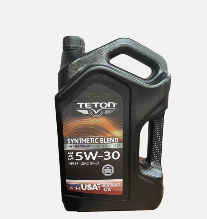 Amazon.com: Teton 5W-30 Synthetic Blend High Performance Advanced