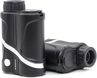 Golf Rangefinder with Slope, 600 Yards Laser Distance Measuring Golf, 6X Magnification, Flag Pole Locking Vibration, Recharge Batteries, for Golf Tournament