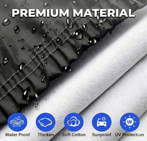 Image of 6 Layer Coupe Car Cover Universal Fit for Ford Mustang, Chevy Camaro, Infiniti g35 g37 Coupe, Audi A5 /S5 /RS5, Lexus LC RC, etc. Fits Coupe /Cabrio up to 189 Inch