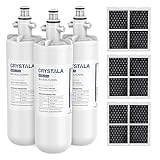 Crystala Filters Replacement for LG LT700P/ADQ36006101 Water Filter, NSF 42 Compatible with Kenmore Clear 9690, 469690, ADQ36006101, ADQ36006102, LFX28968ST & LT120F