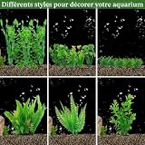 JABNOW 18 plantes artificielles vertes de 5 à 31 cm pour décor photo 5