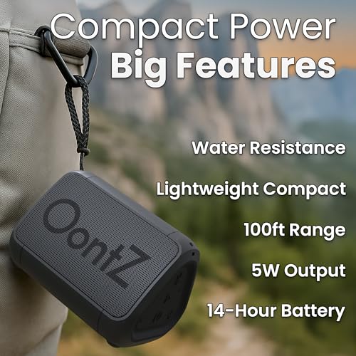 Image of OontZ Angle Solo Compact Bluetooth Speaker, 14-Hour Playtime