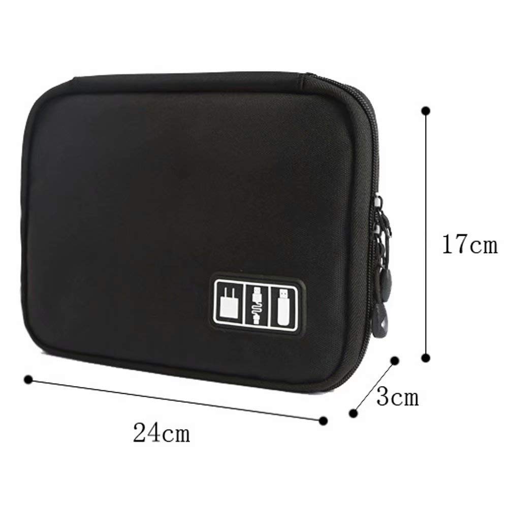 Borsa Organizer Per Cavi - Porta Accessori Elettronici, USB, Caricabatterie