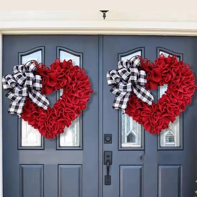 BEBUSINGOTO Ghirlanda A Forma Di Cuore In Vimini, Decorazione Da Parete Per La Casa Per Matrimoni Compleanni E Feste 87155090